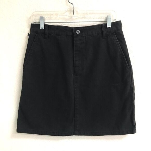 Ralph Lauren Polo Jean Co. Sample black denim mini skirt 8 NEW - Picture 1 of 6